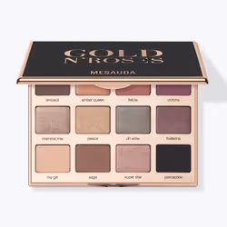 MESAUDA Gold N'Roses, Crème, Multicolore, 12 couleurs, Mat, Perle, 14,4 g, Femmes