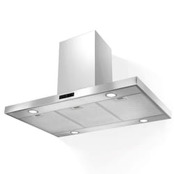 Airlux AHIBF970IX hotte Montée au mur Acier inoxydable 765 m³/h A