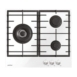 Airlux ATV63TWH plaque Blanc Intégré 60 cm Gaz 3 zone(s)