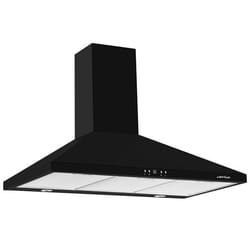 Airlux AHP975BK hotte Montée au mur Noir 760 m³/h A
