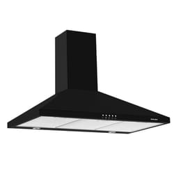 Glem Gas GHP945BK hotte Montée au mur Noir 498 m³/h C