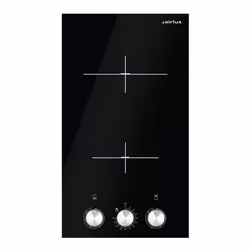 Airlux ATH32MC, Noir, Intégré, 50 cm, Céramique, Vitrocéramique, 2 zone(s)
