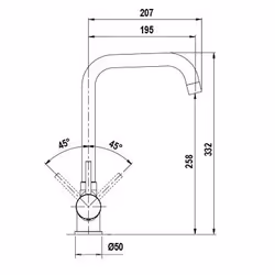Schock SXTIME13 robinet Noir - Vue supplémentaire 2