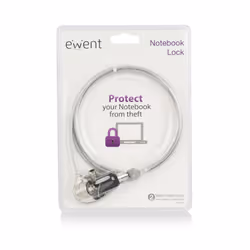 Ewent EW1242 câble antivol Noir, Acier inoxydable 1,5 m - Vue supplémentaire 6