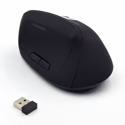 Ewent EW3158, Droitier, RF sans fil, 1600 DPI, Noir