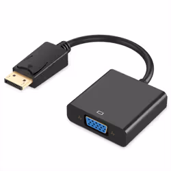 Ewent EC1454, 0,15 m, DisplayPort, VGA (D-Sub), Mâle, Femelle, Droit