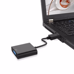 Ewent EC1454 câble vidéo et adaptateur 0,15 m DisplayPort VGA (D-Sub) Noir