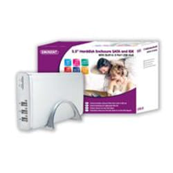 Eminent Portable 3.5" Harddisk Enclosure SATA and IDE Gris Alimenté par port USB