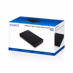 Ewent EW7056 Boîtier de disques de stockage Boîtier HDD Noir 3.5" - Vue supplémentaire 5