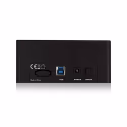 Ewent EW7012 Station d'accueil de disques de stockage USB 3.2 Gen 1 (3.1 Gen 1) Type-B Noir