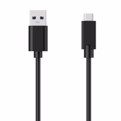 Event EW-100117-005-N-P, 0,5 m, USB A, USB C, USB 3.2 Gen 1 (3.1 Gen 1), Noir