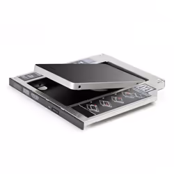 Ewent EW7003 Housse de disques de stockage Acrylonitrile-Butadiène-Styrène (ABS), Aluminium Noir, Blanc - Vue supplémentaire 4