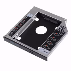 Ewent EW7005, Universel, Cage disque dur, Acrylonitrile-Butadiène-Styrène (ABS), Aluminium, Noir, Gris, 2.5", HP, DELL, ACER, ...
