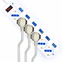 Ewent EW3932-5M protection surtension Blanc 6 sortie(s) CA - Vue supplémentaire 4