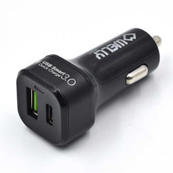 Welly Enjoy IT WY11000 chargeur d'appareils mobiles Universel Noir Allume-cigare Charge rapide Auto