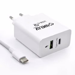 Welly Enjoy IT WY11100 chargeur d'appareils mobiles Universel Blanc Secteur Charge rapide Intérieure