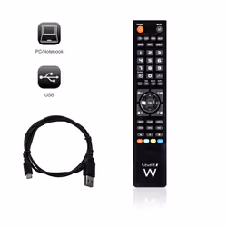 Ewent EW1570 télécommande DTT, DVD/Blu-ray, Projecteur, SAT, STB, Barre de son, TV, Universel, VCR Appuyez sur les boutons - Vue supplémentaire 4