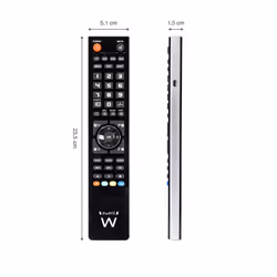 Ewent EW1570 télécommande DTT, DVD/Blu-ray, Projecteur, SAT, STB, Barre de son, TV, Universel, VCR Appuyez sur les boutons - Vue supplémentaire 5