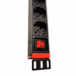 Welly Enjoy IT WY40050 multiprise 2 m 8 sortie(s) CA Intérieure Noir, Rouge