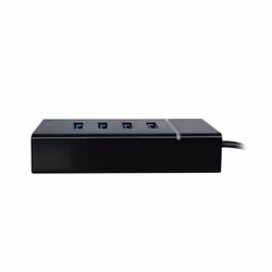 Ewent EW1137 hub & concentrateur USB 3.2 Gen 1 (3.1 Gen 1) Type-C 5000 Mbit/s Noir