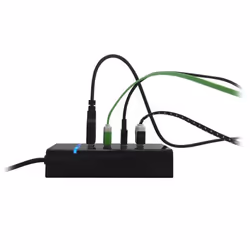 Ewent EW1137 hub & concentrateur USB 3.2 Gen 1 (3.1 Gen 1) Type-C 5000 Mbit/s Noir