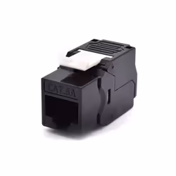 WP WPC-KEY-6AUP-TL/BL, RJ45, Noir, Blanc, Acrylonitrile-Butadiène-Styrène (ABS), Cat6a, 26/22, ISO/IEC 11801:2002/Amd.2:2010, ...