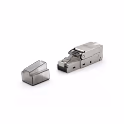 WP WPC-MDP-88-6ASP-TL, Gris, Mâle, Droit, Cat6a