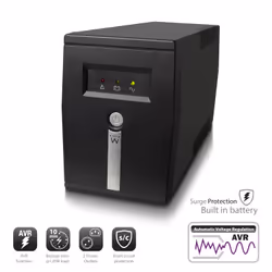 Ewent EW3946 alimentation d'énergie non interruptible Interactivité de ligne 0,6 kVA 360 W 1 sortie(s) CA