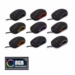 Ewent Play PL3301 souris Droitier USB Type-A Optique 4800 DPI