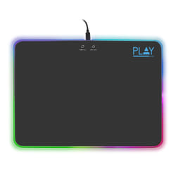 Ewent PL3341 tapis de souris Tapis de souris de jeu Noir