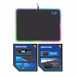 Ewent PL3341 tapis de souris Tapis de souris de jeu Noir - Vue supplémentaire 4