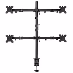 Ewent EW1514, Pince/boulon, 8 kg, 81,3 cm (32"), 100 x 100 mm, Réglage de la hauteur, Noir