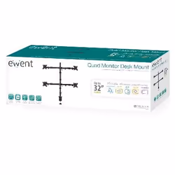 Ewent EW1514 support d'écran plat pour bureau 32" Noir