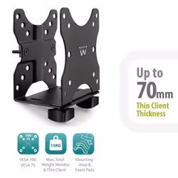 Ewent EW1517 support et équerre de station de travail/PC tout en un 5 kg Noir