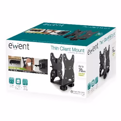 Ewent EW1517 support et équerre de station de travail/PC tout en un 5 kg Noir - Vue supplémentaire 4