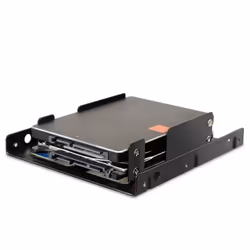 Ewent EW7006 Obturateur de baie de lecteur 8,89 cm (3.5") Panneau de façade Noir