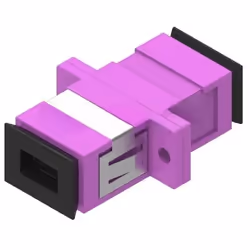 WP WPC-FA4-SC0200, SC/SC, Femelle/Femelle, OM4, Noir, Violet, Multimode, Zirconia/Ceramic