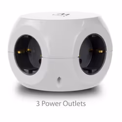 Ewent EW3939 multiprise 1,5 m 3 sortie(s) CA Intérieure Blanc