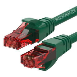 WP WPC-PAT-6U002G câble de réseau Noir, Vert 5 m Cat6 U/UTP (UTP)