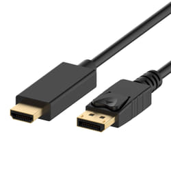 Ewent EC1431 câble vidéo et adaptateur 1,8 m DisplayPort HDMI Type A (Standard) Noir