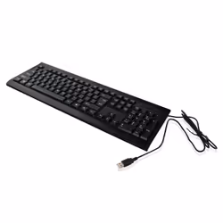 Ewent EW3190 clavier USB QWERTY US International Noir