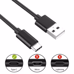 Ewent EC1033 câble USB 1 m USB 2.0 USB A USB C Noir