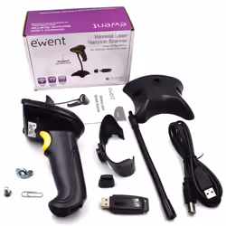 Ewent EW3430 lecteur de code barres Lecteur de code barre portable 1D LED Noir - Vue supplémentaire 8