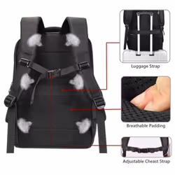 Ewent EW2526 15.6" Sac à dos Noir - Vue supplémentaire 5
