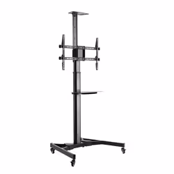 Ewent EW1540, 177,8 cm (70"), 200 x 200 mm, 600 x 400 mm, -10 - 10°, Acier, Noir