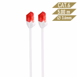 Ewent IM1041 câble de réseau Blanc 5 m Cat6 U/UTP (UTP)