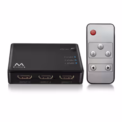 Ewent EW3730, HDMI, Noir, 2160p, 3840 x 2160 pixels, Box, 125 mm