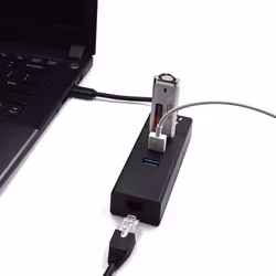 Ewent EW1141 station d'accueil USB 3.2 Gen 1 (3.1 Gen 1) Type-C Noir