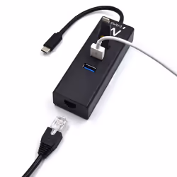 Ewent EW1141 station d'accueil USB 3.2 Gen 1 (3.1 Gen 1) Type-C Noir - Vue supplémentaire 4