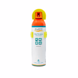 Ewent EW5621, Produit chimique liquide, A, B, C, E, Extincteur à pression permanente, À la main, Universel, Orange, Blanc